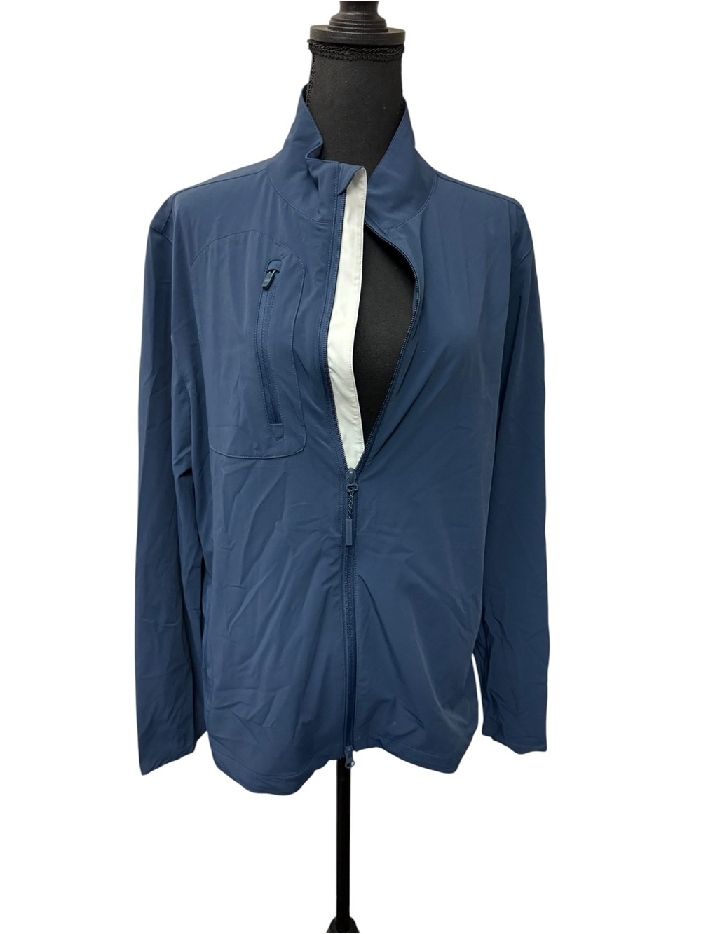 Southern Tide Blue Zip Golf Jacket Monterey Bay Invitational Men’s Large
